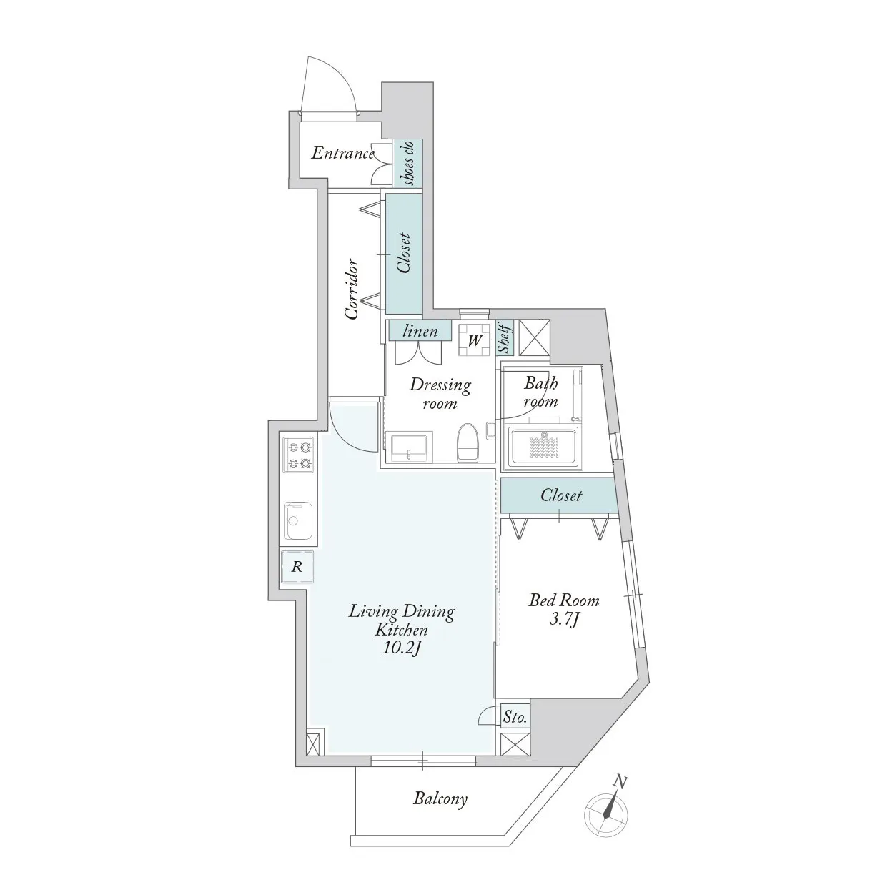 Gran Casa Monzen Nakamachi - Floor Plan - ["Map", "Slope", "Schematic"]