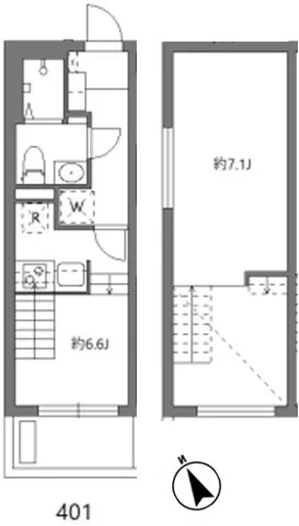 Arika Omori 1 - Floor Plan - ["Stairs"]