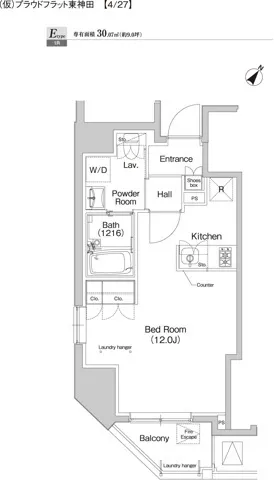PROUD FLAT Higashikanda - Floor Plan - []