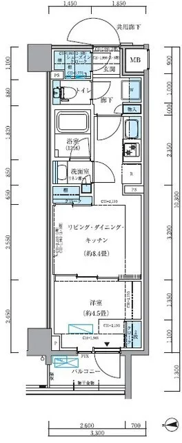 Park Axis Shinagawa Seaside - Floor Plan - []