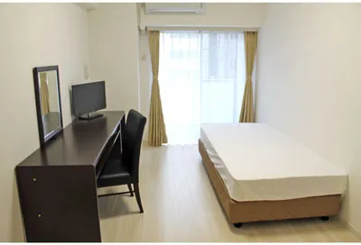 XEBEC Sugamo - Interior - ["Bed", "Bed frame", "Curtain"]