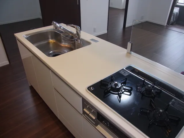 The Wangan Tower Rex Garden - Interior - ["Kitchen", "Kitchen Sink", "Major appliance"]