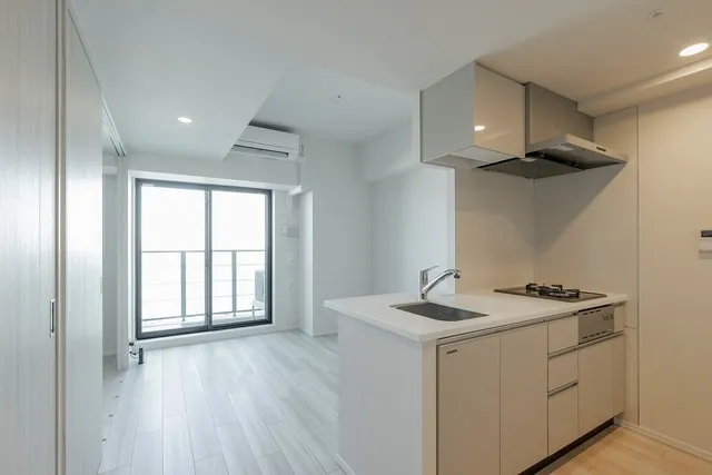 Terrace Kitasenju - Interior - ["Apartment", "Wood flooring", "Aluminium"]