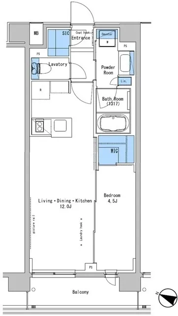 Lefon Progres Nakano Fujimicho The Residence - Floor Plan - []