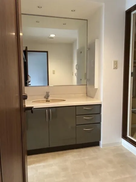 Calm Akabane - Interior - ["Flooring", "Wood", "Bathroom cabinet"]