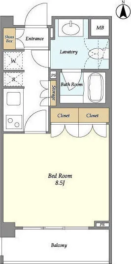 Orchid Residence Kagurazaka - Floor Plan - ["Rectangle", "Parallel", "Font"]