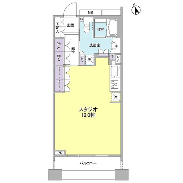 Park Flats Ginza East - Floor Plan - ["Rectangle", "Schematic", "Parallel"]