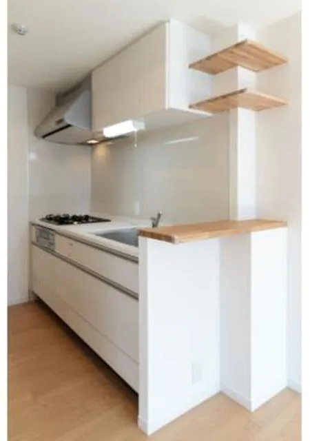Patio Square Nakano - Interior - ["Kitchen", "Countertop", "Wood"]