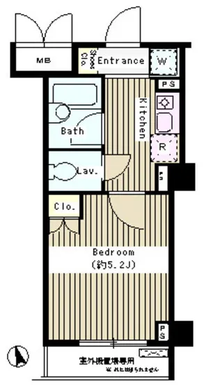 Court Breeze Nezu - Floor Plan - ["Apartment", "Home Door", "Tile Flooring"]