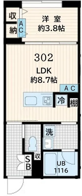 Fullea Ebisu - Floor Plan - ["Apartment", "Tile Flooring"]