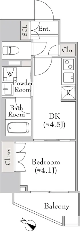 Milia Residence Myogadani - Floor Plan - []