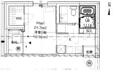 Tasukiri Shes Oshiage - Floor Plan - ["White", "Plan", "Diagram"]