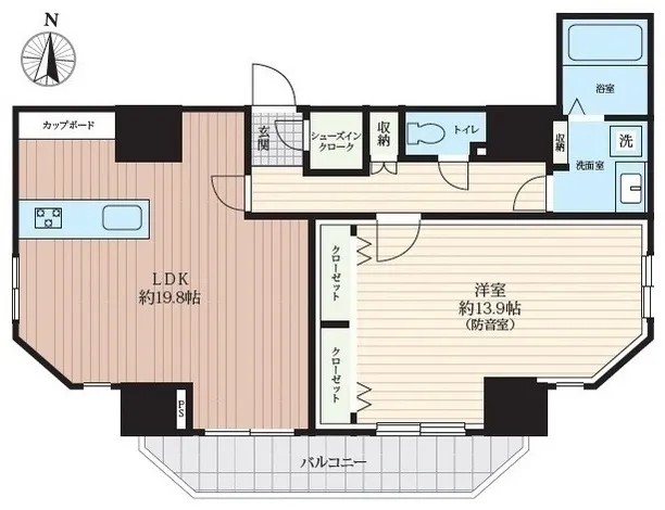 Prime Bliss Morishita Studio - Floor Plan - ["Apartment", "Condominium", "High-rise building"]