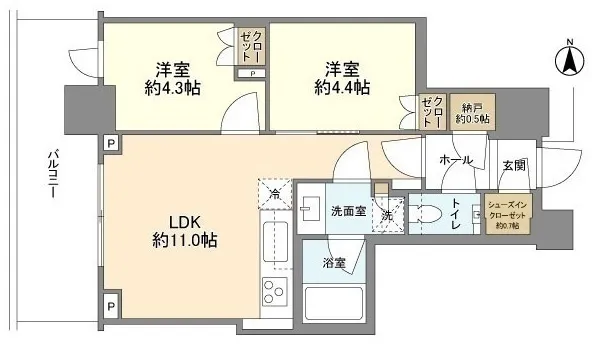 Park City Nakano The Tower Breeze - Floor Plan - ["Diagram", "Floor plan", "Plan"]