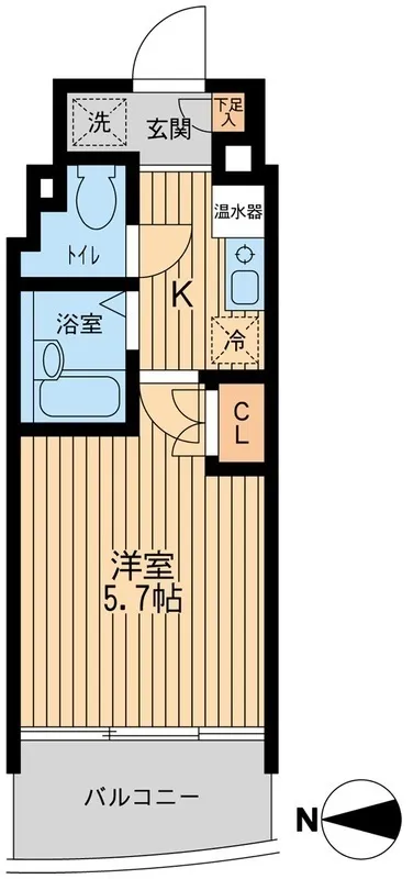 Prime Urban Nishi-Ojima - Floor Plan - ["Apartment"]