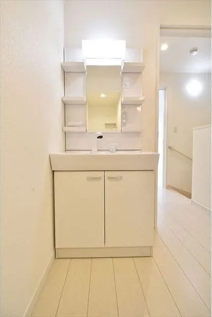 Brilliant Kanamecho - Interior - ["Mirror", "Cabinetry", "Bathroom cabinet"]