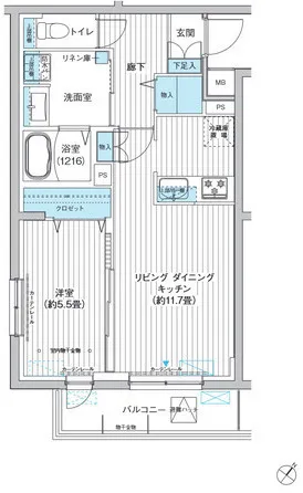 Claruterase Shinjuku Tomihisa - Floor Plan - ["Plan", "Floor plan"]