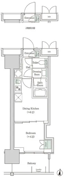 Brookside Residence Kiba - Floor Plan - []