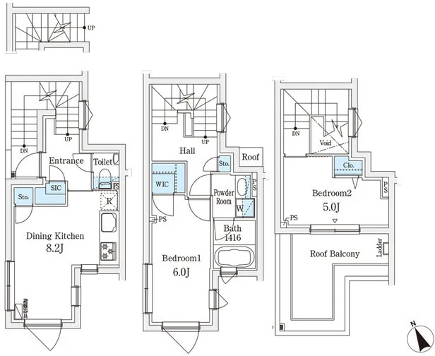 AGRATIO TERRACE Ebisu - Floor Plan - ["White", "Plan", "Diagram"]