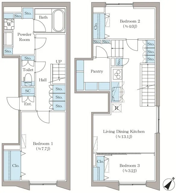 Arrows Myogadani - Floor Plan - ["Plan", "Design", "Technical drawing"]