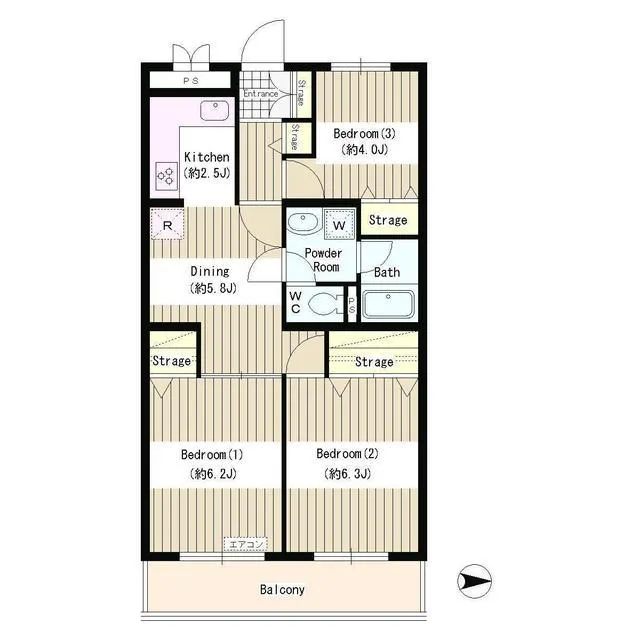 Dwell Riverside Ojima - Floor Plan - ["Floor plan", "Text", "Plan"]