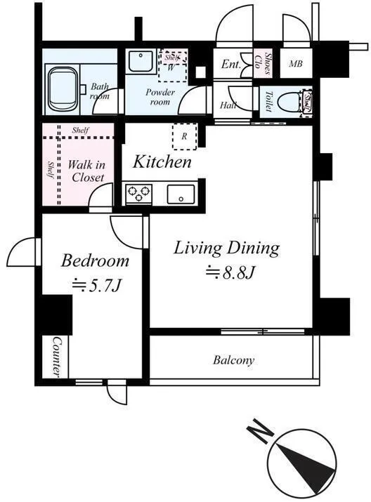 ARCOBALENO MINOWA - Floor Plan - ["White", "Diagram", "Plan"]