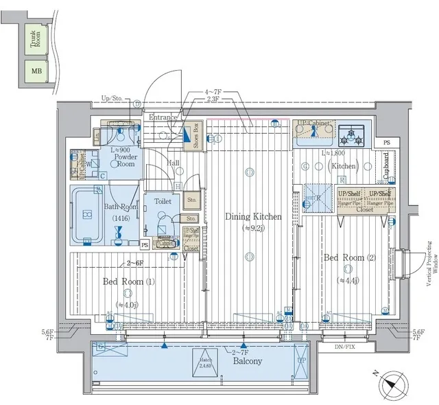 Plage Liu Oshiage - Floor Plan - ["Rectangle", "Schematic", "Slope"]