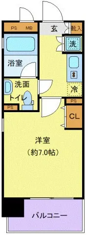Across Meguro - Floor Plan - []