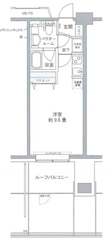 Prime Urban Toyosu - Floor Plan - ["Wood flooring"]
