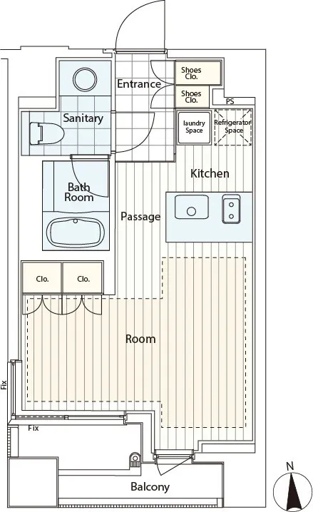 Castalia Azabujuban Ⅱ  - Floor Plan - ["Product", "Rectangle", "Schematic"]