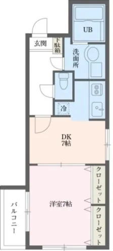 Winbell Duet Ebisu 4 - Floor Plan - ["Apartment", "Tile Flooring", "Brutalist architecture"]