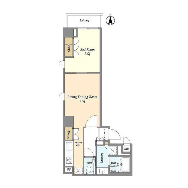 CASSIA Oshiage Sakurabashi - Floor Plan - ["Rectangle", "Schematic", "Map"]
