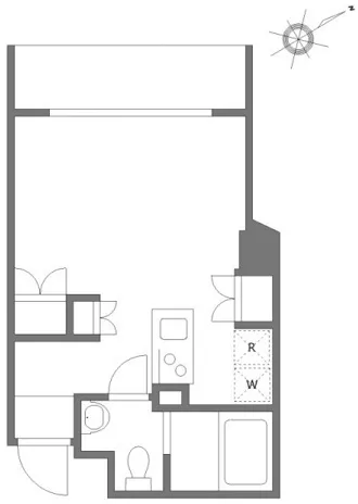 Garden Yoyogi Hachiman - Floor Plan - ["Diagram", "Technical drawing", "Floor plan"]