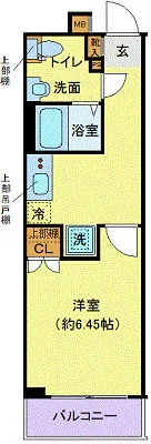 Crevista Monzen-Nakacho - Floor Plan - []
