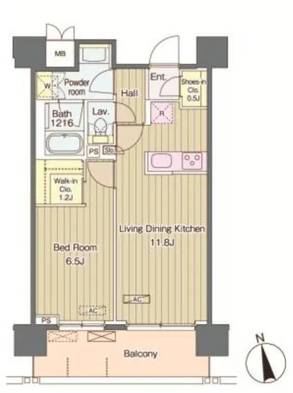 Verde Court Nishi-Shinjuku - Floor Plan - ["Wood flooring"]