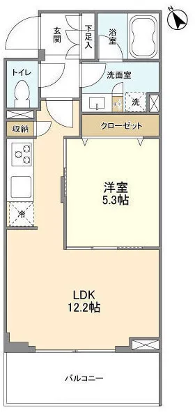ACP Residence Bunkyo Kasuga - Floor Plan - ["Apartment", "Tile Flooring"]