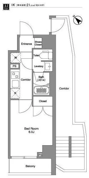 Comforia Hatagaya - Floor Plan - []