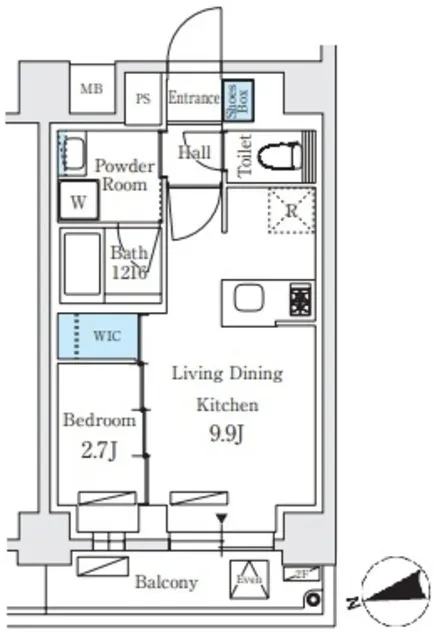 Season Flats Omori Kita 3-Chome - Floor Plan - ["Plan", "Floor plan"]