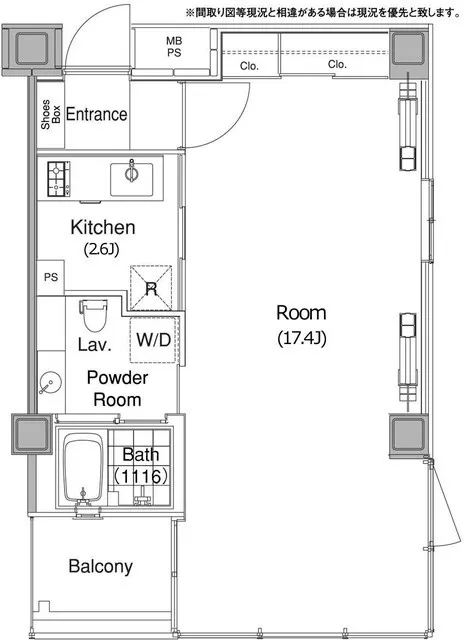 Elstanza Daikanyama - Floor Plan - ["Floor plan", "Text", "Plan"]