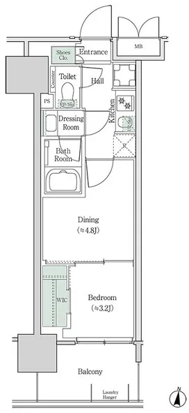 Brookside Residence Kiba - Floor Plan - []