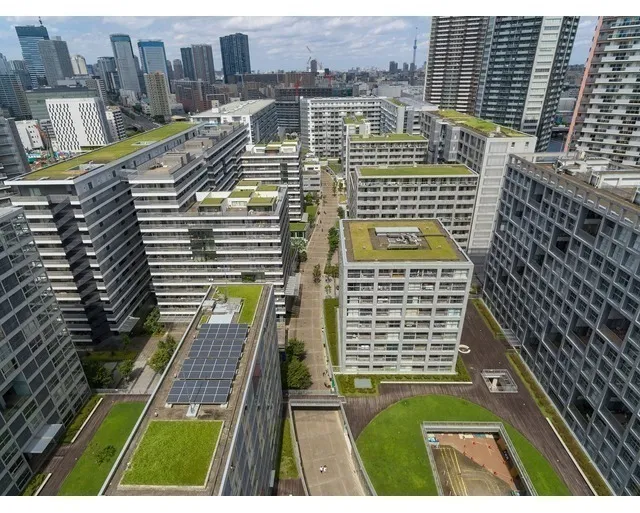 Shinonome Canal Court CODAN Building No.11 - Exterior - ["Metropolitan area", "Urban area", "City"]