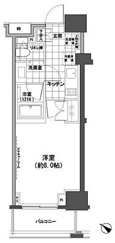 Park Habio Ningyocho - Floor Plan - []