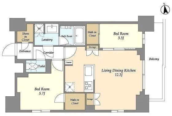 Livio Maison Asakusa Kaminarimon - Floor Plan - ["Floor plan", "Plan", "Diagram"]