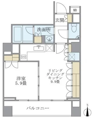 KDX Residence Minami Azabu - Floor Plan - ["Floor plan", "Plan", "Diagram"]