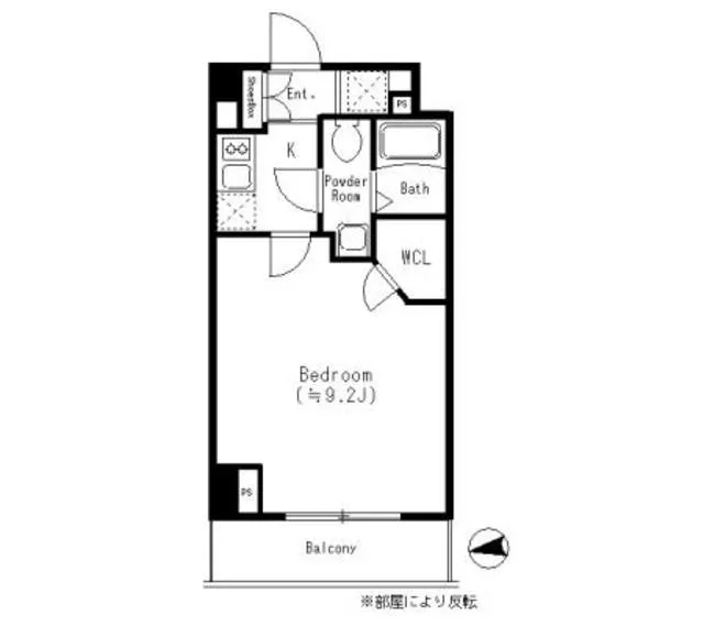 Park Cube Yotsuya Sanchome - Floor Plan - ["Floor plan", "Text", "Diagram"]