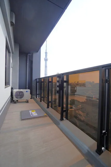 Season Flats Asakusa 6-Chome - Interior - ["Glass", "Apartment", "Balcony"]