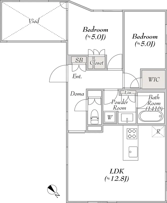 Pollast Yoyogi - Floor Plan - ["White", "Diagram", "Plan"]