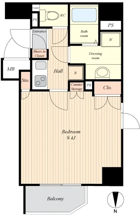 Grand Gala Minami-Azabu - Floor Plan - ["Wood flooring", "Plan", "Design"]