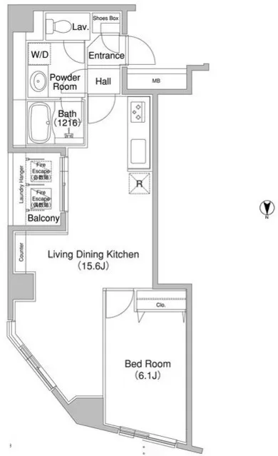Comforia Ginza East - Floor Plan - ["Diagram", "Plan"]