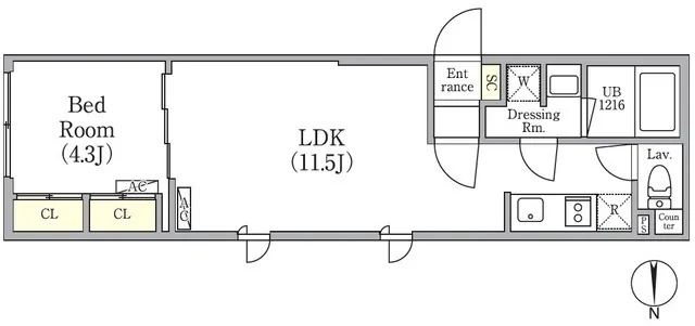 R78 Bankan Shirokane Takanawa - Floor Plan - []